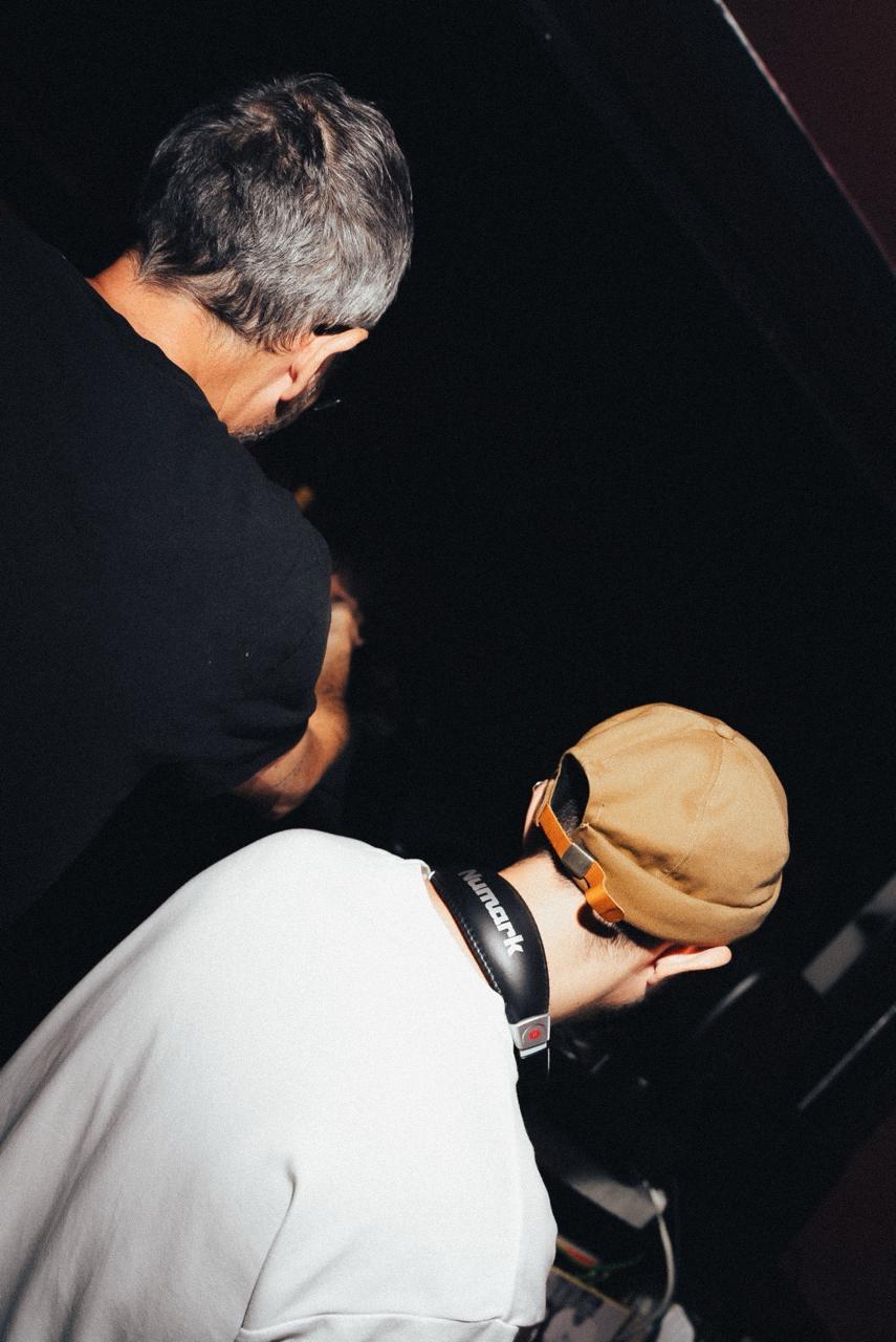 Gido behind the decks